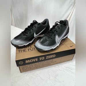 Nike Alpha Huarache Keystone LW "Black/White/Smoke Grey" Men's Baseball Cleat